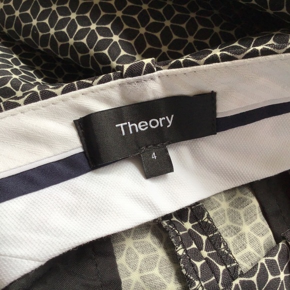 THEORY SLIM CROP DRESS PANTS SIZE 4 - Picture 5 of 10